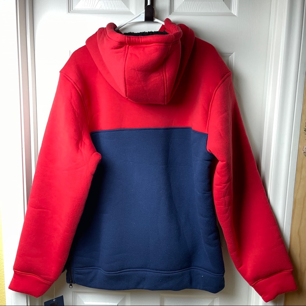 U.S. POLO ASSN Blue/Red Men’s Hoodie - Picture 2 of 7